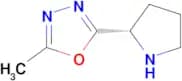 (S)-2-METHYL-5-(PYRROLIDIN-2-YL)-1,3,4-OXADIAZOLE