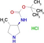 TERT-BUTYL (3R,4S)-4-METHYLPYRROLIDIN-3-YLCARBAMATE HYDROCHLORIDE