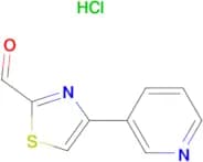 4-(PYRIDIN-3-YL)THIAZOLE-2-CARBALDEHYDE HCL