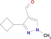 3-CYCLOBUTYL-1-METHYL-1H-PYRAZOLE-4-CARBALDEHYDE