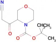 TERT-BUTYL 3-CYANOACETYL-4-MORPHOLINECARBOXYLATE