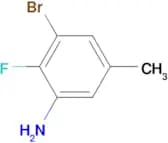 3-BROMO-2-FLUORO-5-METHYLANILINE