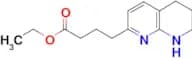 ETHYL-4-(5,6,7,8-TETRAHYDRO-1,8-NAPHTHYRIDIN-2-YL)BUTANOATE
