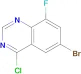 6-BROMO-4-CHLORO-8-FLUOROQUINAZOLINE