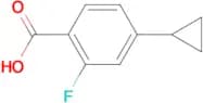 4-CYCLOPROPYL-2-FLUOROBENZOIC ACID