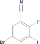 5-BROMO-2-FLUORO-3-IODOBENZONITRILE