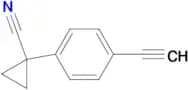 1-(4-ETHYNYLPHENYL)CYCLOPROPANE-1-CARBONITRILE