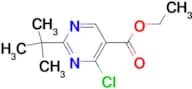 ETHYL 2-(TERT-BUTYL)-4-CHLOROPYRIMIDINE-5-CARBOXYLATE
