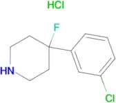 4-(3-CHLOROPHENYL)-4-FLUOROPIPERIDINE HCL