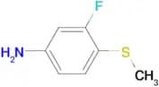 3-Fluoro-4-(methylthio)aniline