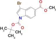 1-(TERT-BUTYL) 5-METHYL 3-BROMO-1H-INDOLE-1,5-DICARBOXYLATE
