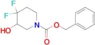 BENZYL 4,4-DIFLUORO-3-HYDROXYPIPERIDINE-1-CARBOXYLATE