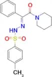 (E)-4-METHYL-N’-(2-OXO-1-PHENYL-2-(PIPERIDIN-1-YL)ETHYLIDENE)BENZENESULFONOHYDRAZIDE