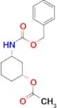 (1R,3S)-3-(((BENZYLOXY)CARBONYL)AMINO)CYCLOHEXYL ACETATE