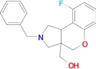 (2-BENZYL-9-FLUORO-1,2,3,3A,4,9B-HEXAHYDROCHROMENO[3,4-C]PYRROL-3A-YL)METHANOL