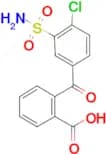 2-(4-CHLORO-3-SULFAMOYLBENZOYL)BENZOIC ACID