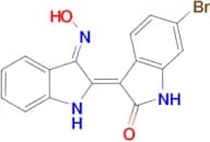 (2Z,3E)-6′-BROMO-3-(HYDROXYIMINO)-[2,3′-BIINDOLINYLIDENE]-2′-ONE