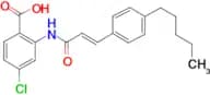 (E)-4-CHLORO-2-(3-(4-PENTYLPHENYL)ACRYLAMIDO)BENZOIC ACID