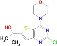 2-(2-CHLORO-4-MORPHOLINOTHIENO[3,2-D]PYRIMIDIN-6-YL)PROPAN-2-OL