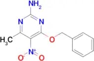 4-(BENZYLOXY)-6-METHYL-5-NITROPYRIMIDIN-2-AMINE