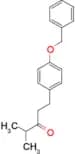 1-(4-(BENZYLOXY)PHENYL)-4-METHYLPENTAN-3-ONE
