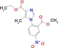 ETHYL 1-(2-(METHOXYCARBONYL)-4-NITROPHENYL)-5-METHYL-1H-IMIDAZOLE-4-CARBOXYLATE