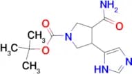 TERT-BUTYL 3-CARBAMOYL-4-(1H-IMIDAZOL-4-YL)PYRROLIDINE-1-CARBOXYLATE