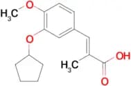 (E)-3-(3-(CYCLOPENTYLOXY)-4-METHOXYPHENYL)-2-METHYLACRYLIC ACID