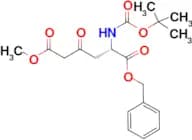 (S)-1-BENZYL 6-METHYL 2-((TERT-BUTOXYCARBONYL)AMINO)-4-OXOHEXANEDIOATE