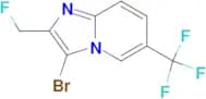 3-BROMO-2-(FLUOROMETHYL)-6-(TRIFLUOROMETHYL)IMIDAZO[1,2-A]PYRIDINE