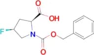 (2S,4S)-1-((BENZYLOXY)CARBONYL)-4-FLUOROPYRROLIDINE-2-CARBOXYLICACID