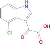 1H-INDOLE-3-ACETIC ACID, 4-CHLORO-α-OXO-