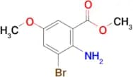METHYL 2-AMINO-3-BROMO-5-METHOXYBENZOATE