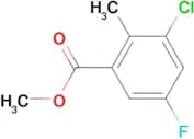 METHYL 3-CHLORO-5-FLUORO-2-METHYLBENZOATE