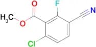 METHYL 3-CYANO-6-CHLORO-2-FLUOROBENZOATE