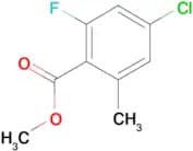 METHYL 4-CHLORO-2-FLUORO-6-METHYLBENZOATE