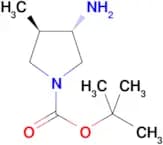 TERT-BUTYL (3S,4R)-3-AMINO-4-METHYLPYRROLIDINE-1-CARBOXYLATE