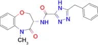 (S)-5-BENZYL-N-(5-METHYL-4-OXO-2,3,4,5-TETRAHYDROBENZO[B][1,4]OXAZEPIN-3-YL)-1H-1,2,4-TRIAZOLE-3-C…