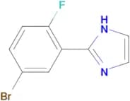 2-(5-BROMO-2-FLUOROPHENYL)-1H-IMIDAZOLE