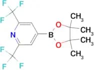 4-(4,4,5,5-TETRAMETHYL-1,3,2-DIOXABOROLAN-2-YL)-2,6-BIS(TRIFLUOROMETHYL)PYRIDINE