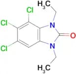 4,5,6-TRICHLORO-1,3-DIETHYL-1H-BENZO[D]IMIDAZOL-2(3H)-ONE