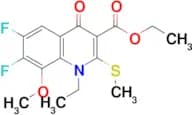 ETHYL 1-ETHYL-6,7-DIFLUORO-8-METHOXY-2-(METHYLTHIO)-4-OXO-1,4-DIHYDROQUINOLINE-3-CARBOXYLATE