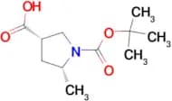 (3S,5R)-1-[(TERT-BUTOXY)CARBONYL]-5-METHYLPYRROLIDINE-3-CARBOXYLIC ACID