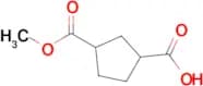 3-(Methoxycarbonyl)cyclopentane-1-carboxylic acid