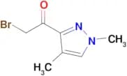 2-Bromo-1-(1,4-dimethyl-1H-pyrazol-3-yl)ethanone