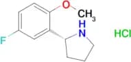 (R)-2-(5-Fluoro-2-methoxyphenyl)pyrrolidine hydrochloride
