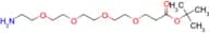 tert-Butyl 1-amino-3,6,9,12-tetraoxapentadecan-15-oate