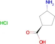 trans-3-aminocyclopentane-1-carboxylic acid hydrochloride