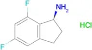 (S)-5,7-Difluoro-2,3-dihydro-1H-inden-1-amine hydrochloride