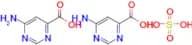 6-Aminopyrimidine-4-carboxylic acid compound with sulfuric acid (2:1)